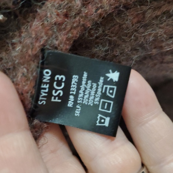 POL Wool Blend Oversized Cardigan Size Small Large Pockets BoHo Cozy Cabin - Picture 6 of 11